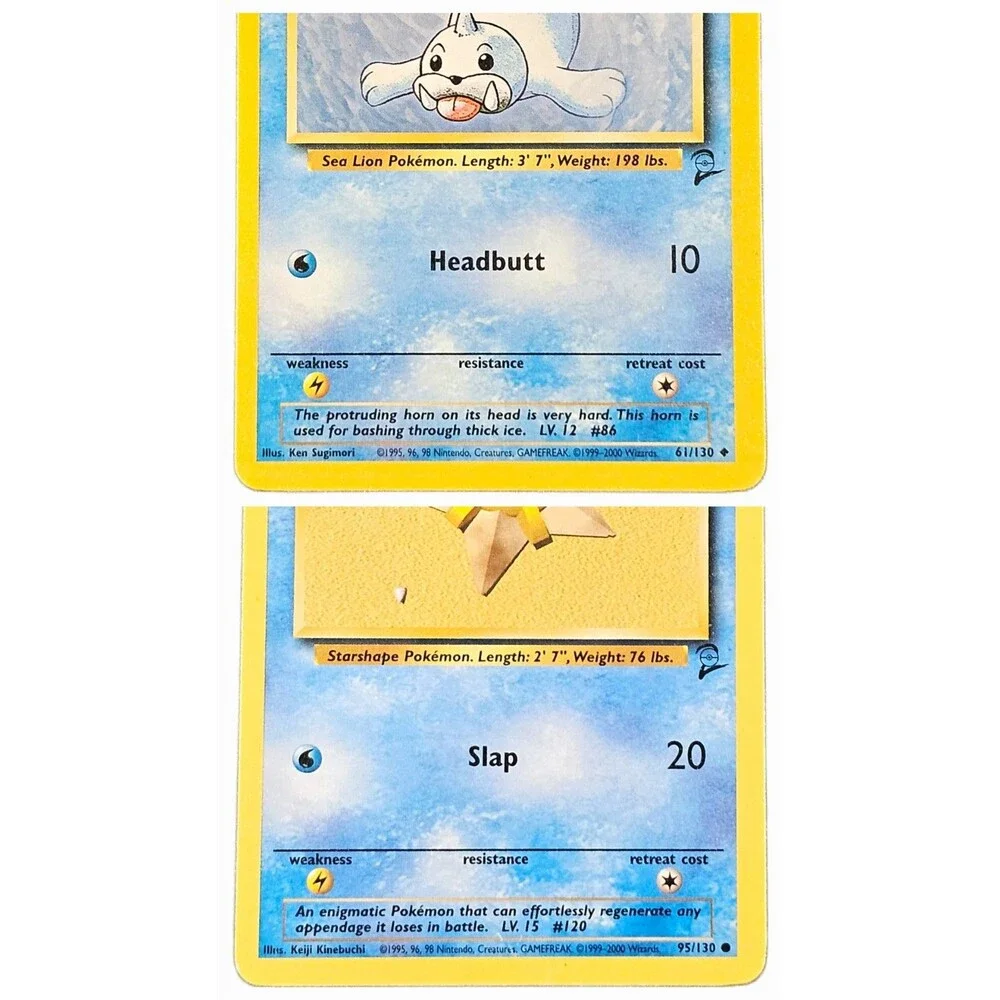 Pokémon Cards Lot TCG Base Set 2 Wizards 2000 28 of 130 No Duplicates